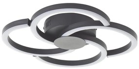 Brilliant - LED Stropné svietidlo FICO LED/22W/230V pr. 34 cm čierna