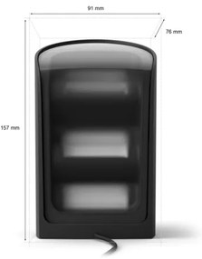 Philips -SADA 2x LED RGBW stmievateľné svietidlo Hue PLAY Wall Washer LED/20W/230V 2000–6500K čierna