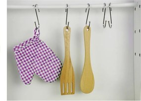 LEAN Toys Drevená detská kuchyňa Ružovo-biela Paula Otváracie prvky