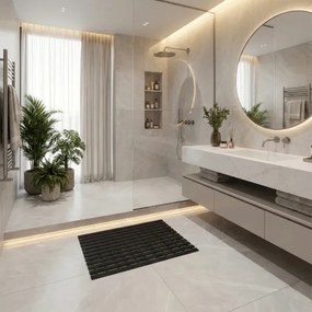 Kúpeľňová predložka čierna