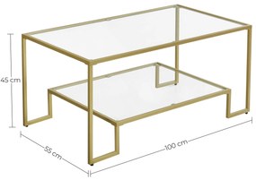 Dekorstudio Sklenený konferenčný stolík - LGT033A01