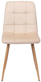 Jedálenská stolička MONTANA VELVET béžová