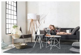 Biela stojacia lampa Zuiver Tripod Wood