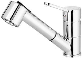 Deante BDN_071M - Drezová batéria s vyťahovacou sprškou NARCYZ lesklý chróm