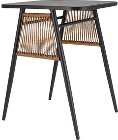 JU Kompaktná balkónová súprava, 3-dielna, stolička 50 x 56 x 68 cm, stolík 60 x 50 x 72 cm, ratan