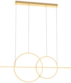 Zuma Line MD7358-2A-3GT - LED Luster na lanku CHOLET LED/34W/230V zlatá