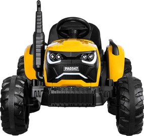 JOKOMISIADA Akumulátorový traktor s prívesom a sklopnou korbou PA0347 žltý