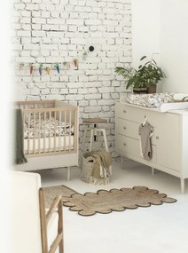 Pinio Detská postieľka Petite 120 x 60 cm - béžová / buk
