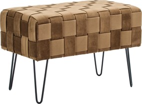 XXXLutz DLHÁ TABURETKA, kov, textil, 72/49/42 cm Xora - Kreslá - 000075004201