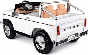JOKOMISIADA Dvojmiestne autíčko na batériu klasický Ford Bronco Pickup biele PA0338