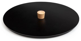Firebowl Savage Lid, kryt na ohnisko, 40 cm, oceľ, drevené držadlo