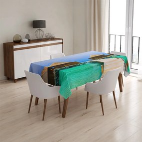 Sablio Obrus Bungalovy na mori - 90x90 cm