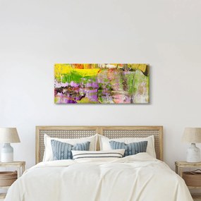 Obraz abstrakcie - maľba (120x50 cm)