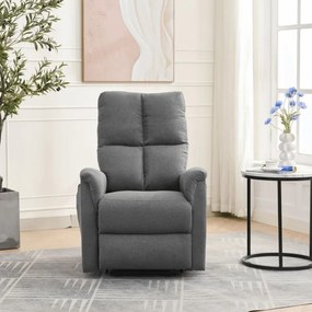Polohovacie kreslo sivý, elektrické TV-929 GREY2
