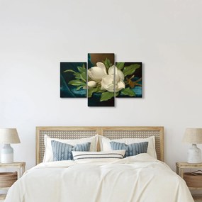 Obraz - Martin Johnson Heade, Giant Magnolias on a Blue Velvet Cloth, reprodukcia (90x60 cm)