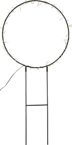 Čierna vonkajšia svetelná dekorácia Barlumi – Star Trading