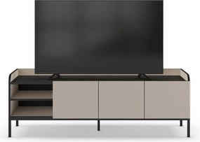 Krémový TV stolík 160x55x42 cm Adara – Marckeric