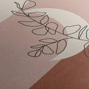 Obraz - Boho listy N⁰2 (120x50 cm)