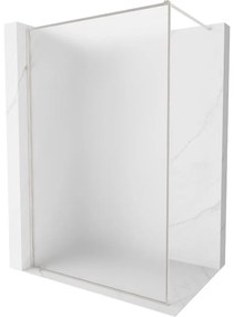 Mexen Kioto-XF, sprchová zástena s rámom 150 x 202 cm, 10mm sklo námraza, oceľový profil, 800-150-104-97-30-X