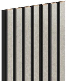 Mexen Lam-B, stenové lamely 275 × 31,5 cm, HDF doska 4 mm, ľan sivý, S100-275317-2812-068