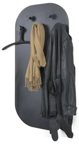 Čierny kovový nástenný vešiak Espen – Spinder Design