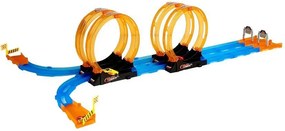 LEAN Toys Trať pre autíčka so slučkami