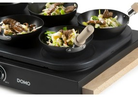 DOMO DO8719W elektrická fritéza a WOK, 2v1