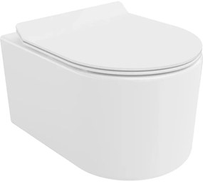 Mexen Sofia Rimless závesná wc misa so sedátkom s pomalým zatváraním, biela - 30540100