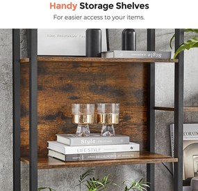 Knižnica so 14 úložnými policami VASAGLE LLS107B01