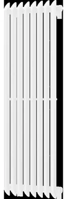Mexen Atlanta dekoratívny radiátor 1200 x 405 mm, 646 W, Biela - W211-1200-405-00-20