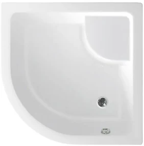 Aqualine Aqualine, Sprchová vanička akrylátová,štvrťkruh 80x80x28cm vrátane nožičiek, R550, C83