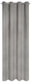 ZATEMŇOVACÍ ZÁVES NA KRÚŽKOCH AMARO 140X250 CM TMAVOSIVÁ