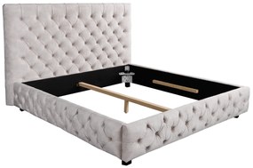 Posteľ Paris 180x200cm champagne velvet