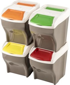 BAMA Odpadkový kôš POKER PLUS 4x27L Typ: 3 kusy