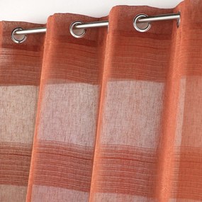 Záclona v tehlovej farbe 140x280 cm Terraza – douceur d'intérieur