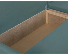 MEGA AKCE Rozkládací rohová sedací souprava ALEX Zelená