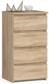 Komoda Cobertura (dub sonoma). Akcia -12%. Vlastná spoľahlivá doprava až k Vám domov. 1117192