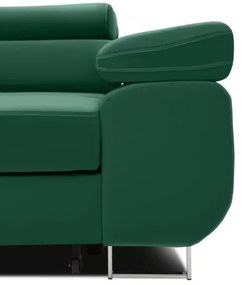 Trojmiestna rozkladacia sedačka RIGATTO fľaškovo zelená