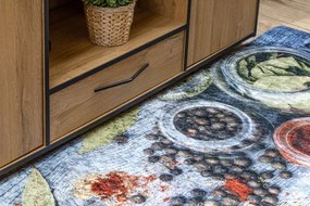 Protišmykový koberec / behúň ANDRE 33550 modrý / zelený