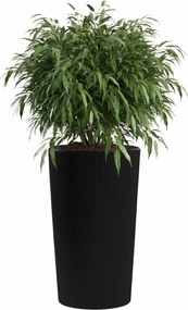 PLASTOVÝ KVETINÁČ URBANIKA ECO 75X41 CM ČIERNA