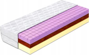 Penový matrac 170x200 kokosová kocka cube 26 cm kokosový spevňujúci H3