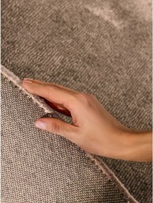 Béžový ručne tkaný okrúhly koberec s prímesou vlny ø 160 cm Kari Organic – Villeroy&amp;Boch