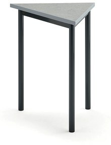 Stôl SONITUS TRIANGEL, 700x600x720 mm, linoleum - šedá, antracit