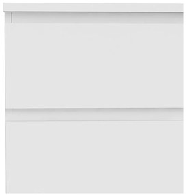 Biela nízka komoda 77x84 cm Nova – Tvilum