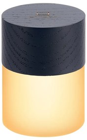 Čierna svetelná dekorácia na USB ø 4,5 cm Lemelia – Gingko