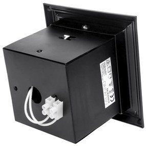 Podhľadové svietidlo Blocco, 1x čierne kovové tienidlo, (možnosť polohovania), b