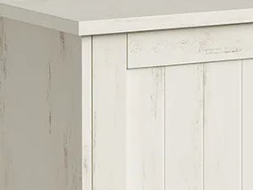 Skříňka pod umyvadlo Ronja 60 cm rustikální bílá