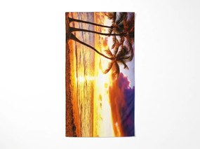 Rýchloschnúca XXL plážová osuška SUNDARA farebná 150 x 210 cm, 100% mikrovlákno