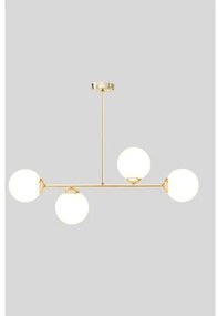 Luster na tyči FIRA 4xE27/60W/230V zlatá