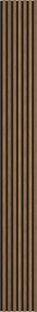 Mexen Lam-F, akustické stenové lamely 275 × 31,5 cm, filc 6 mm, dub moka, S105-275317-2812-074